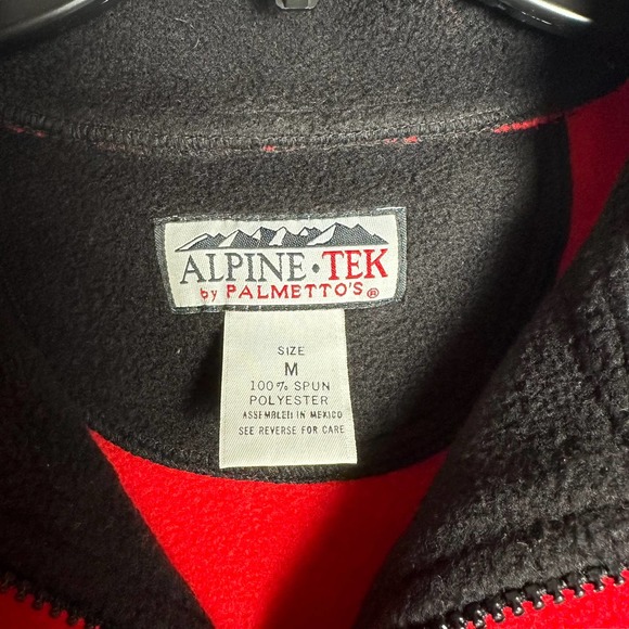 Alpine Tek Fleece Pullover Red size Medium - Picture 7 of 12